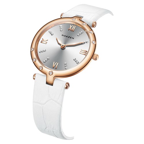 Đồng hồ NAKZEN 32 mm Nữ SL4065LREWE-7N0 Màu Trắng