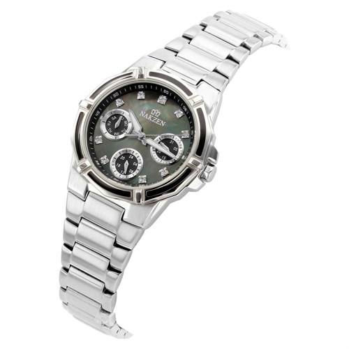 Đồng hồ NAKZEN 34 mm Nữ SS5046L/BK-1N5 Màu Bạc
