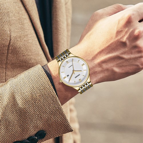 Đồng hồ Nakzen 38 mm Nam SS4095GD-7N3 Màu Vàng