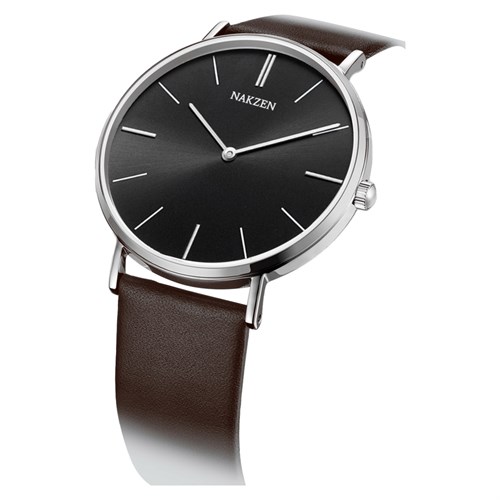 Đồng hồ NAKZEN 40 mm Nam SL9002GBN-1 Màu Nâu