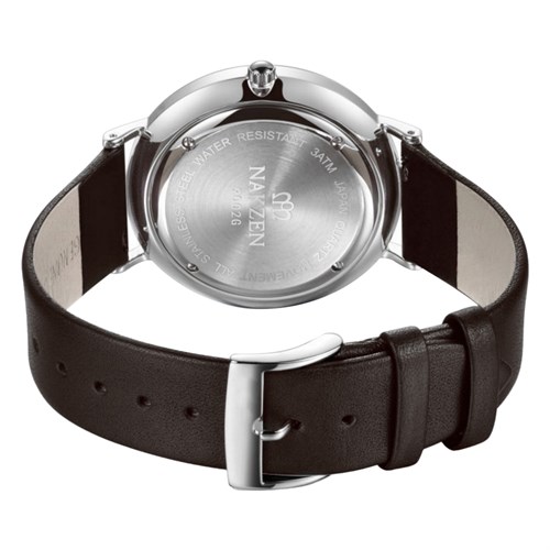 Đồng hồ NAKZEN 40 mm Nam SL9002GBN-1 Màu Nâu