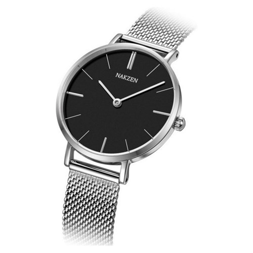 Đồng hồ Nakzen 32 mm Nữ SS9002L-1 Màu Bạc
