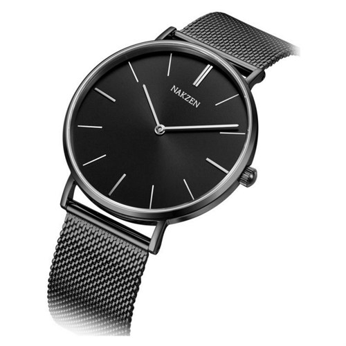 Đồng hồ Nakzen 40 mm Nam SS9002GBK-1 Màu Đen