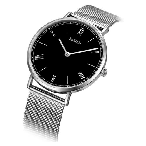 Đồng hồ NAKZEN 40 mm Nam SS9006G-1 Màu Bạc