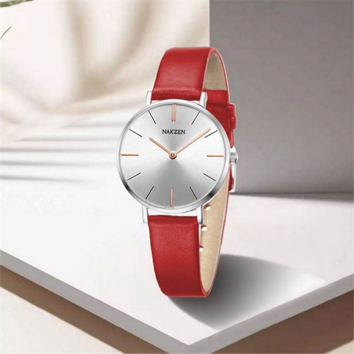 Đồng hồ NAKZEN 32 mm Nữ SL9002LRERD-7NO Màu Đỏ