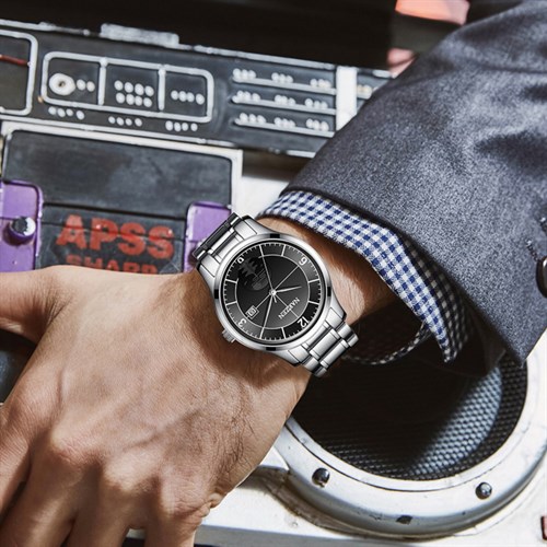 Đồng hồ Nakzen 40 mm Nam SS4069G-1 Màu Bạc