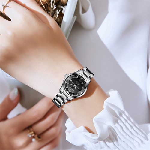 Đồng hồ Nakzen 28 mm Nữ SS4069L-1 Màu Bạc