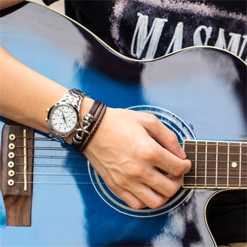 Đồng hồ NAKZEN 39 mm Nam SS5041G-7 Màu Bạc