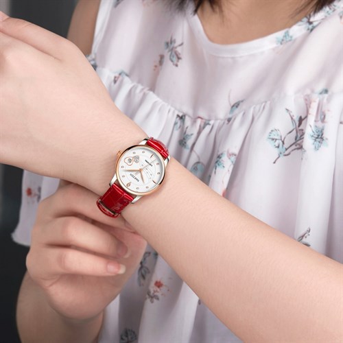 Đồng hồ NAKZEN 32 mm Nữ SL4053LTRRD-7NO Màu Đỏ