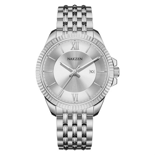 Đồng hồ NAKZEN 42 mm Nam SS9212G-7 Màu Bạc