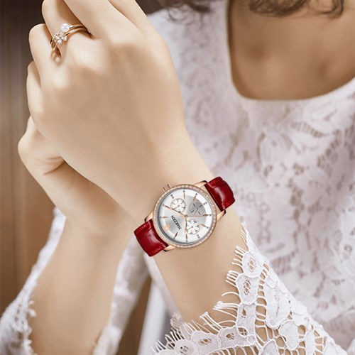 Đồng hồ NAKZEN 36 mm Nữ SL5058LRD-7NR Màu Đỏ