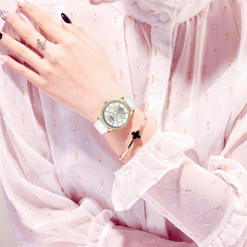 Đồng hồ NAKZEN 36 mm Nữ SL5058LWE-7N3 Màu Trắng