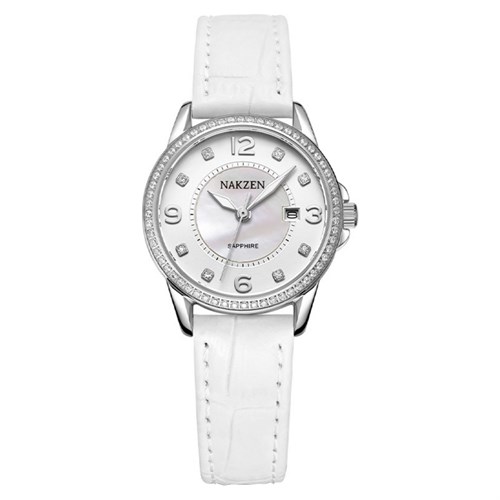 Đồng hồ NAKZEN 28 mm Nữ SL4077L-7 Màu Trắng
