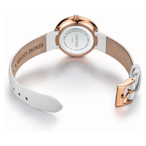 Đồng hồ NAKZEN Hoa & Gió 30 mm Nữ SL4078L-7NR Màu Trắng