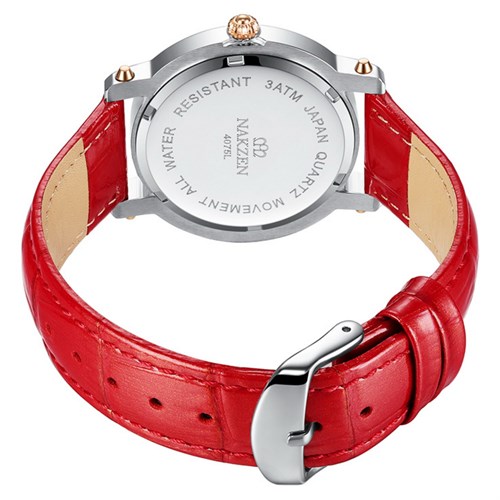 Đồng hồ NAKZEN 33 mm Nữ SL4075LRD-8NR Màu Đỏ