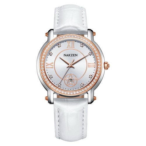 Đồng hồ NAKZEN 33 mm Nữ SL4075LWE-7NR Màu Trắng