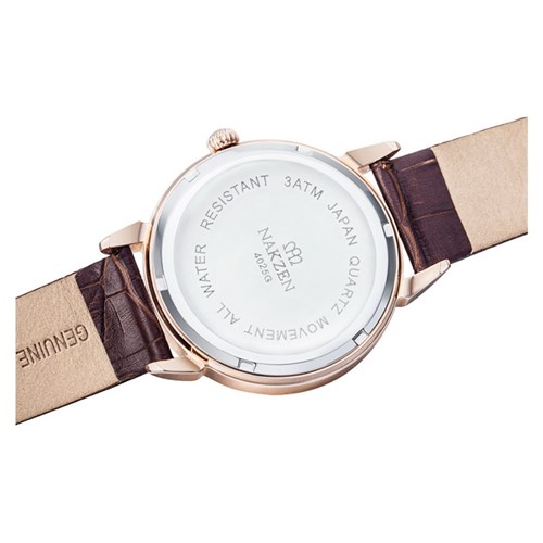 Đồng hồ NAKZEN 42 mm Nam SL4025GBN-7NR Màu Nâu