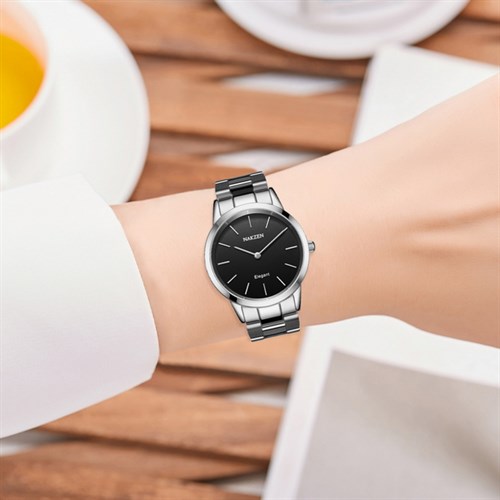 Đồng hồ NAKZEN 36 mm Nữ SS4070M-1 Màu Bạc