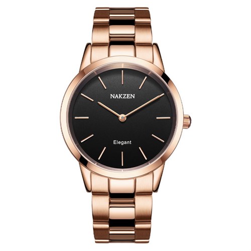 Đồng hồ NAKZEN 36 mm Nữ SS4070M-1NR Màu Vàng Hồng