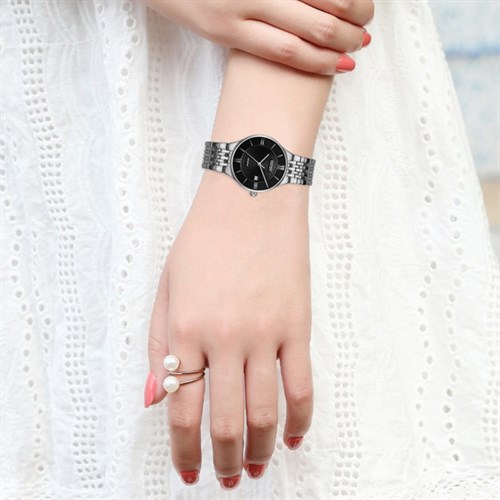 Đồng hồ NAKZEN 28 mm Nữ SS4095L-1 Màu Bạc