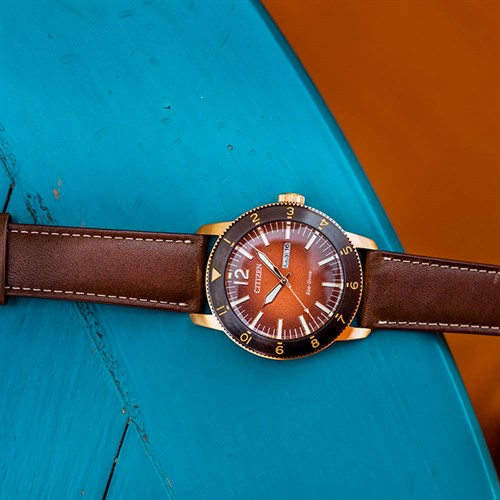 Đồng hồ Citizen 43.5 mm Nam AW0079-13X Màu Nâu