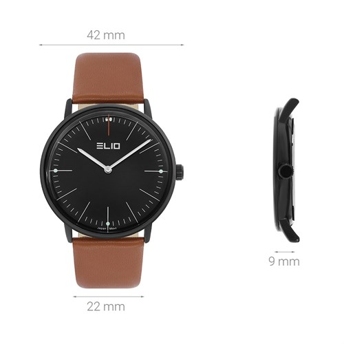 Đồng hồ ELIO 42 mm Nam EL096-02 Màu Nâu