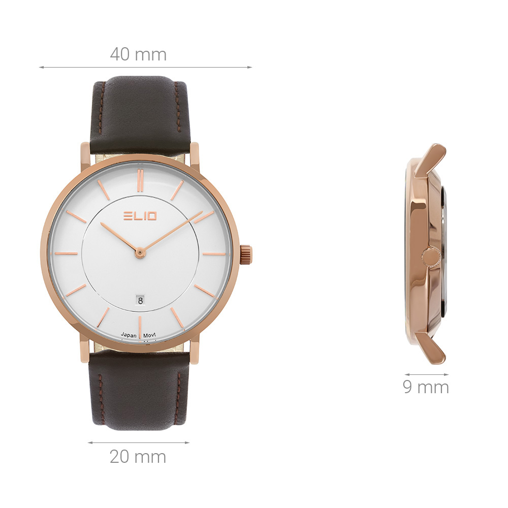 Đồng hồ ELIO 40 mm Nam EL099-02 - 7