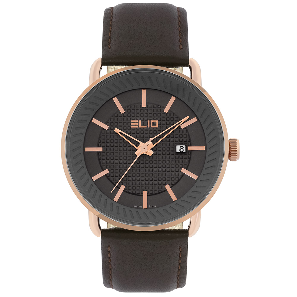 Đồng hồ ELIO 43 mm Nam EL106-02 Màu Nâu