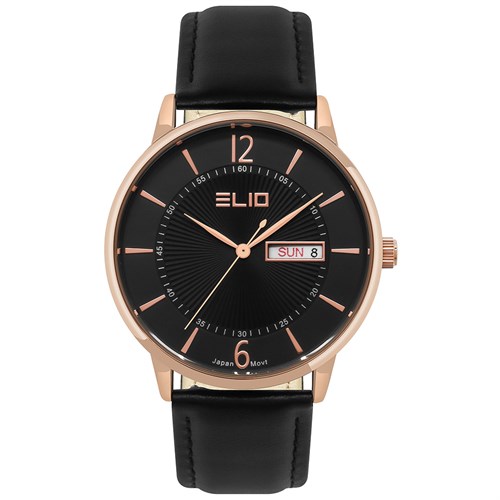 Đồng hồ ELIO 40 mm Nam EL107-01 Màu Đen