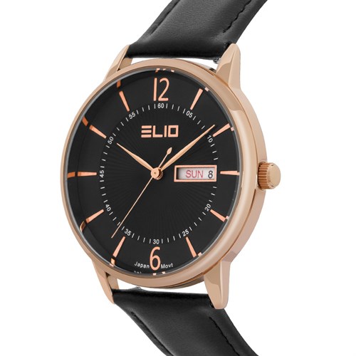 Đồng hồ ELIO 40 mm Nam EL107-01 Màu Đen