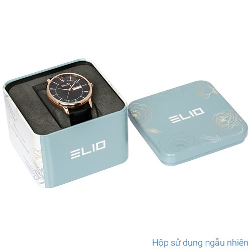Đồng hồ ELIO 40 mm Nam EL107-01 Màu Đen