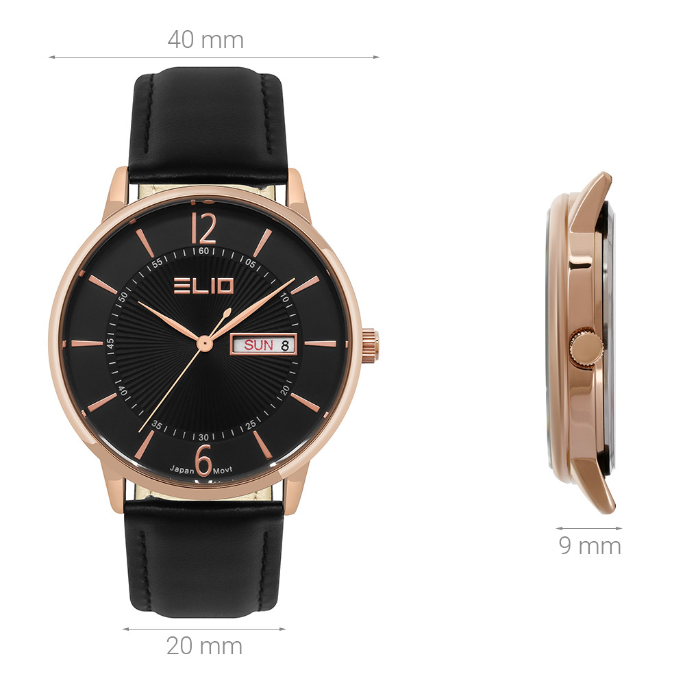 Đồng hồ ELIO 40 mm Nam EL107-01 - 7