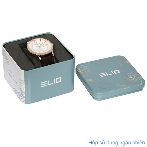 Đồng hồ ELIO 40 mm Nam EL107-02 Màu Nâu