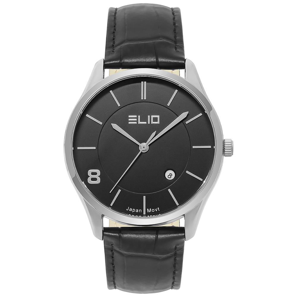 Đồng hồ ELIO 40 mm Nam EL113-02 Màu Đen