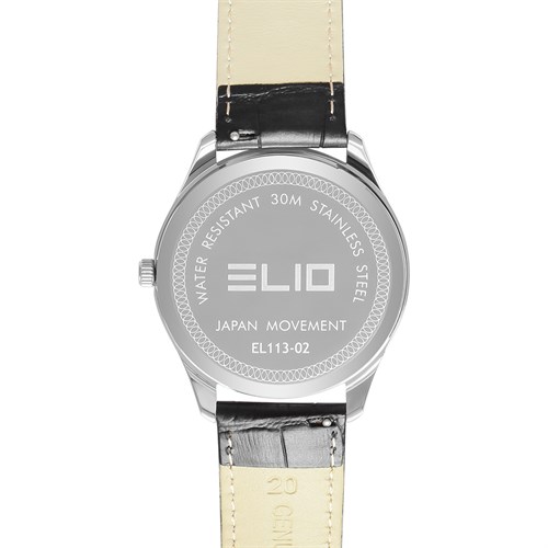 Đồng hồ ELIO 40 mm Nam EL113-02 Màu Đen