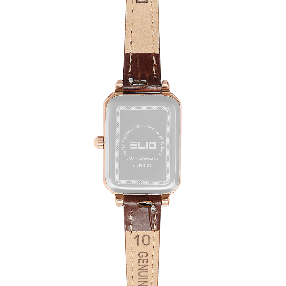 Đồng hồ ELIO 21 mm Nữ EL090-01 Màu Nâu