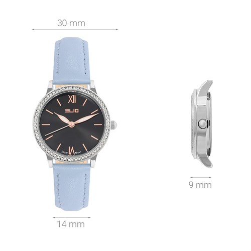 Đồng hồ ELIO 30 mm Nữ EL091-01 Màu Xanh Dương
