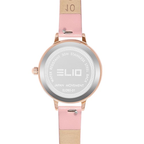 Đồng hồ ELIO Flower 28 mm Nữ EL093-01 Màu Hồng
