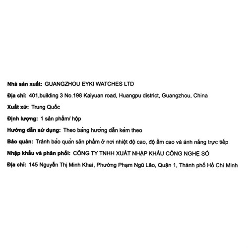 Đồng hồ ELIO Flower 28 mm Nữ EL093-01 Màu Hồng