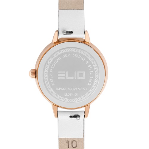 Đồng hồ ELIO 28 mm Nữ EL094-01 Màu Trắng