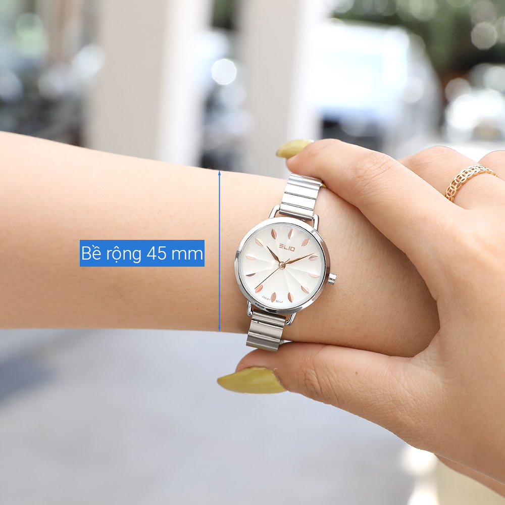Đồng hồ ELIO Flower 28 mm Nữ ES110-01