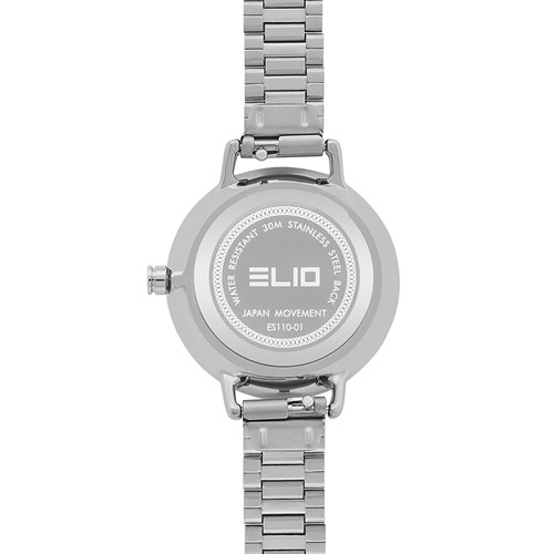 Đồng hồ ELIO Flower 28 mm Nữ ES110-01 Màu Bạc
