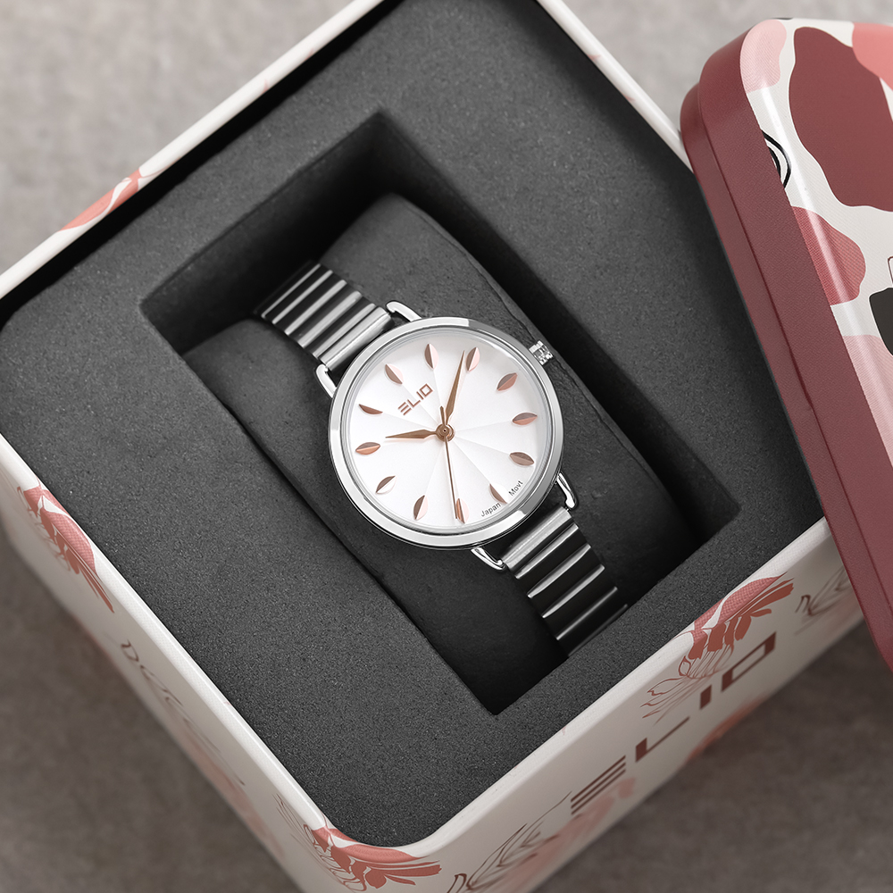Đồng hồ ELIO Flower 28 mm Nữ ES110-01