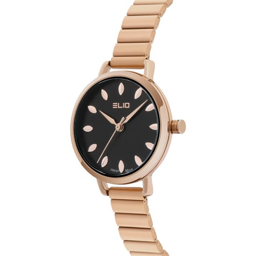 Đồng hồ ELIO Flower 28 mm Nữ ES111-01 Màu Vàng Hồng