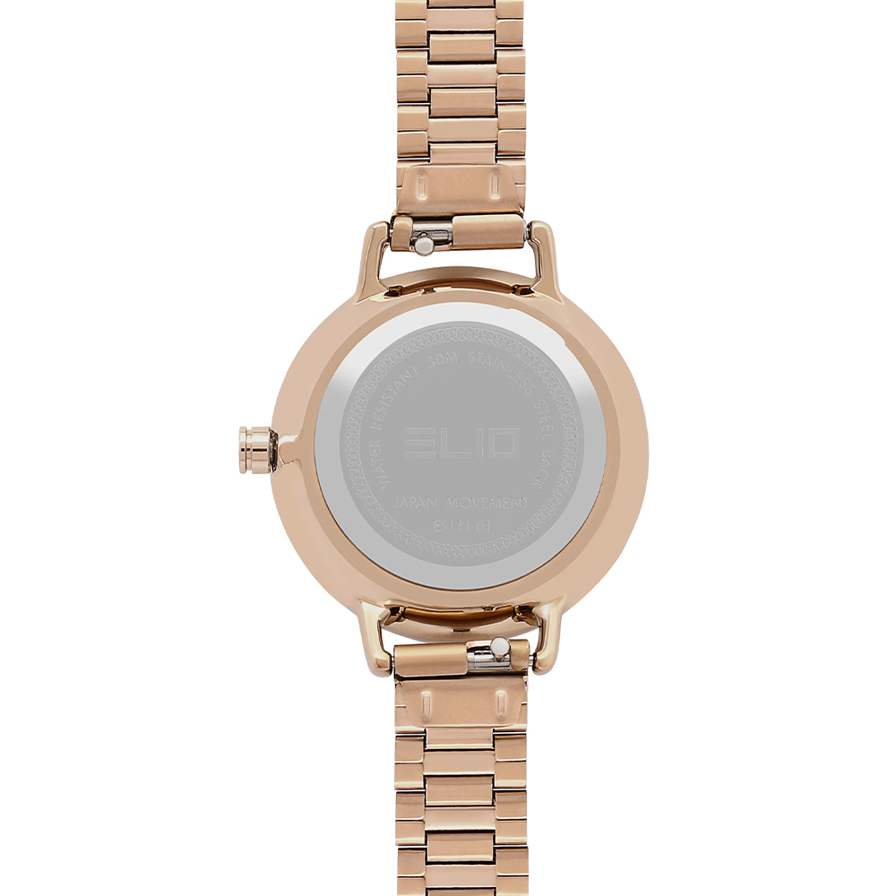 Đồng hồ ELIO Flower 28 mm Nữ ES111-01 Màu Vàng Hồng