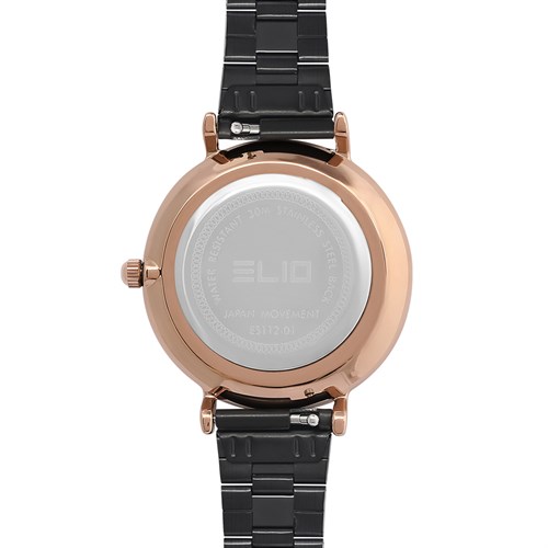 Đồng hồ ELIO Flower 33 mm Nữ ES112-01 Màu Đen