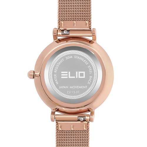 Đồng hồ ELIO 33 mm Nữ ES113-01 Màu Vàng Hồng