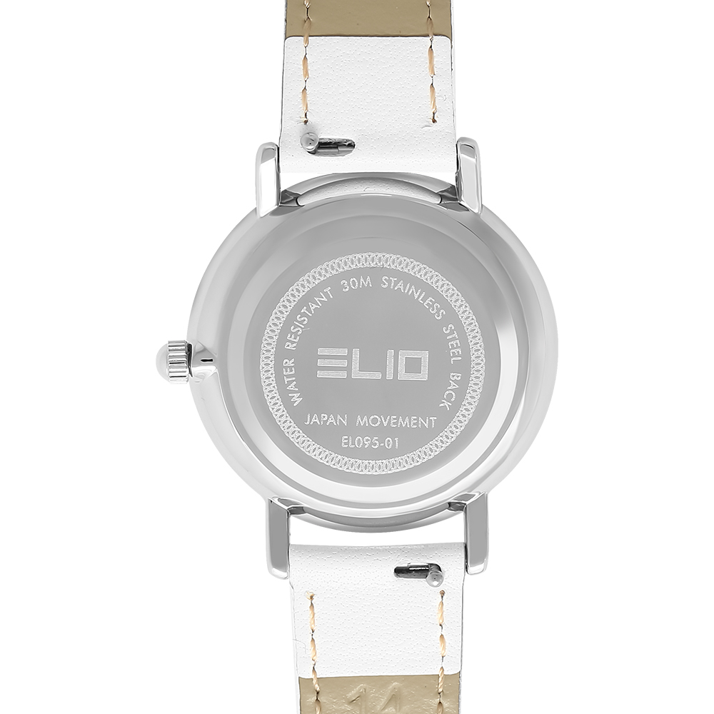 Đồng hồ ELIO 30 mm Nữ EL095-01 Màu Trắng