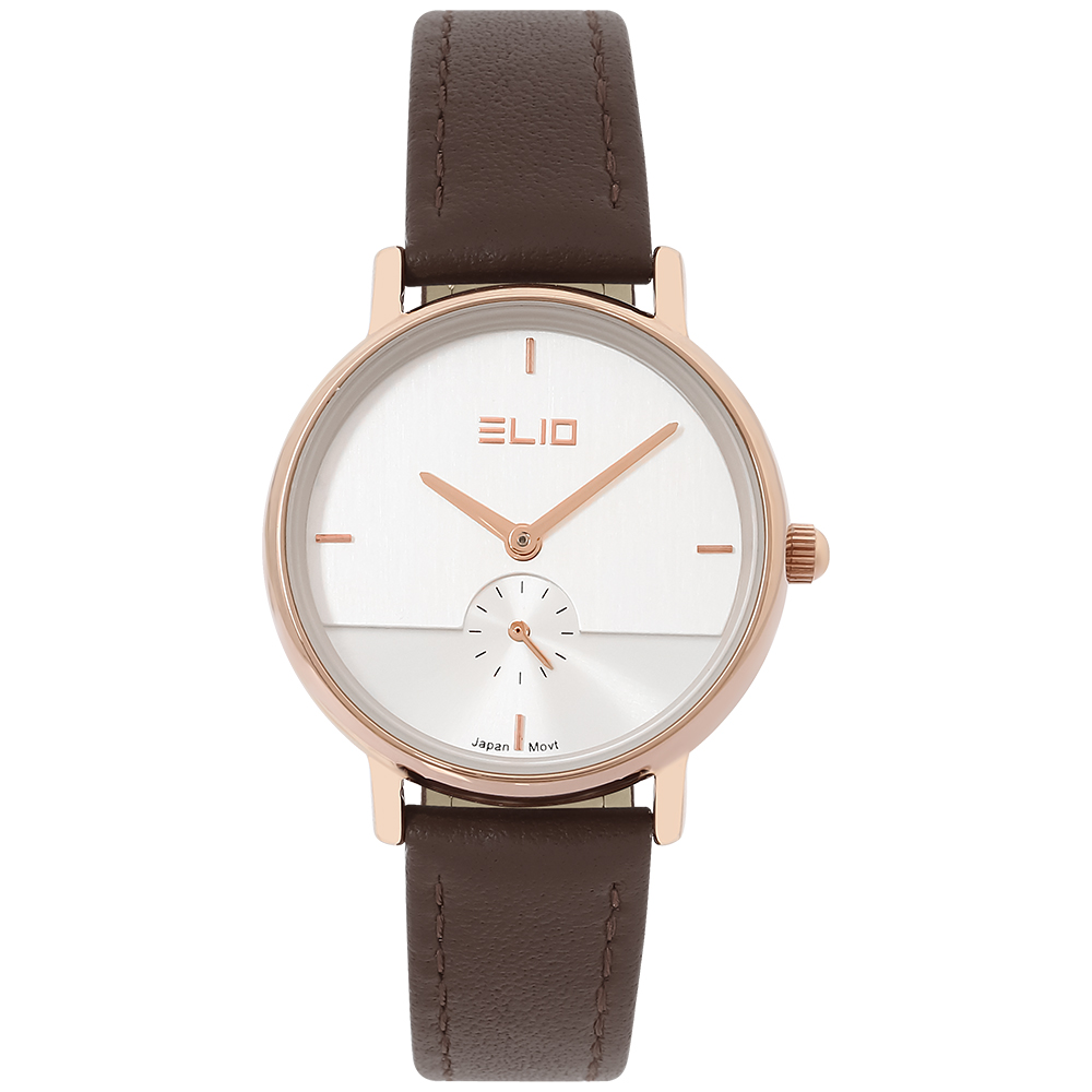 Đồng hồ ELIO 30 mm Nữ EL095-03 Màu Nâu