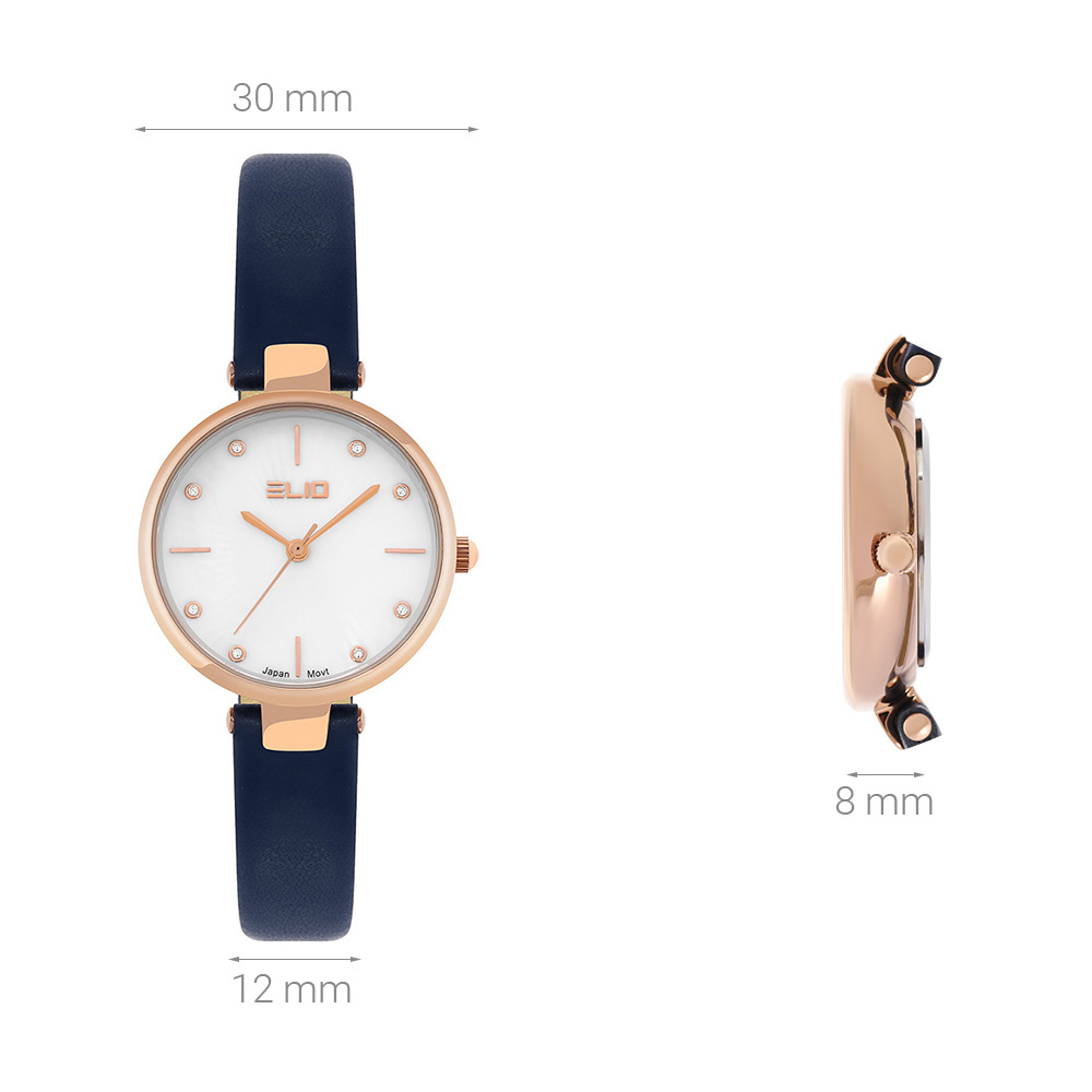 Đồng hồ ELIO 30 mm Nữ EL097-01 Màu Xanh Dương